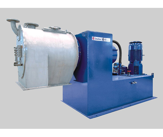 Two stage push centrifuge
